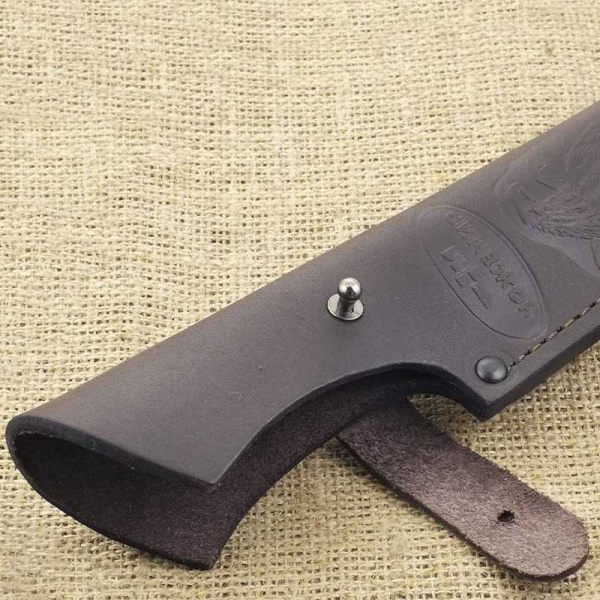 Чехол ЧДН 4(к) кожаный для ножа коричневый 140-145 мм клёпка Ножемир.jpg