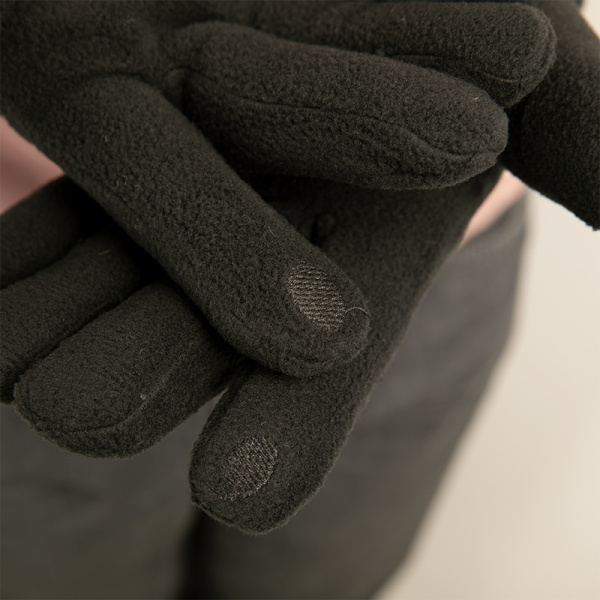 Перчатки флисовые утеплённые искусственным мехом (2)