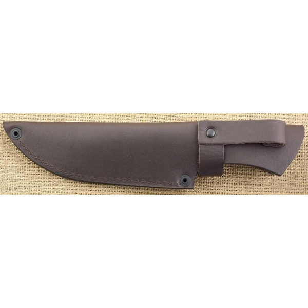 Чехол ЧДН 4(к) кожаный для ножа коричневый 140-145 мм клёпка Ножемир (1).jpg