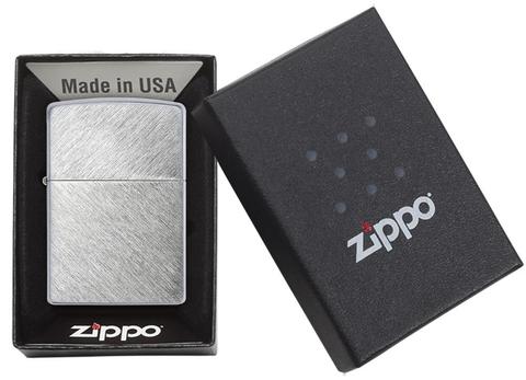 24648 Зажигалка Zippo Classic покрытие Herrigbone Sweep серебристая матовая Zippo (1).jpg