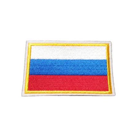 Шеврон выш.Флаг РФ(40х60)жёлт.кант на липучке80.jpg