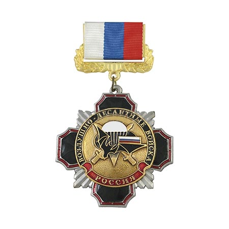 Медаль Стальной чёрный крест ВДВ мышь с боку (на планке лента РФ)160.jpg