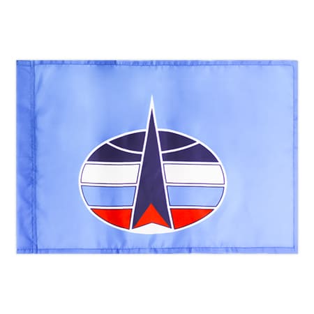 Флаг на машину Космические войска Москва260.jpg