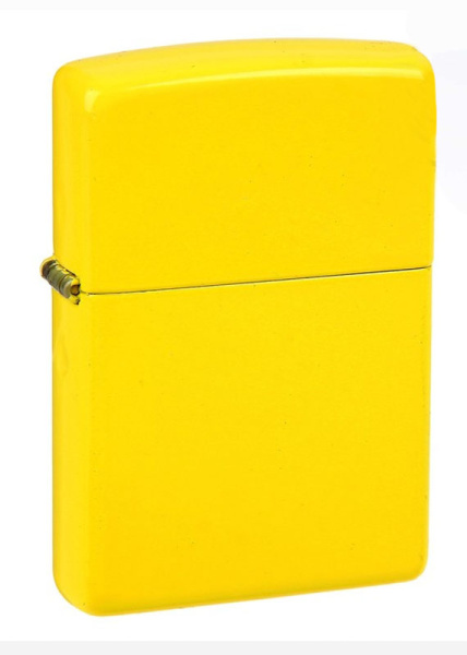 Зажигалка Zippo Classik Lemon желтая матовая 24839