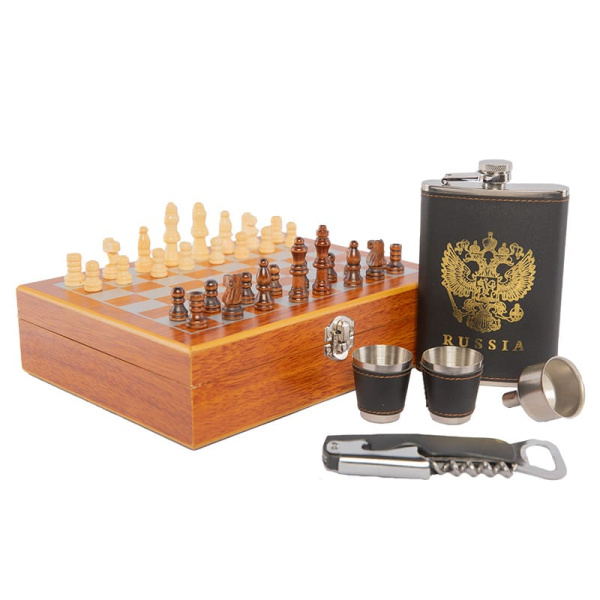 Набор чемодан с шахматами герб РФ черные.jpg