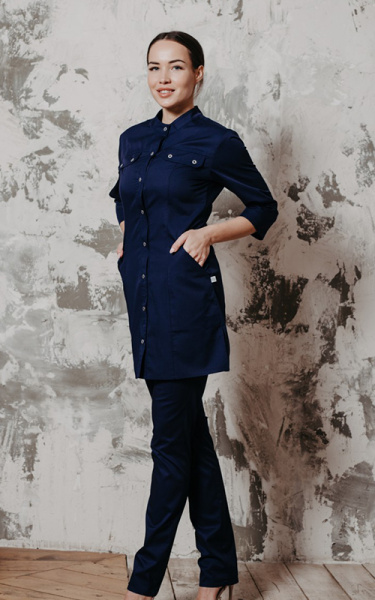 Полухалат (блуза) мод.2-135 т.синяя Россия.jpg.jpg.jpg.jpg
