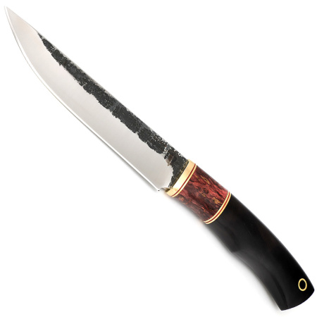 Нож охотничий Финский-2 Х12МФ стабилизированная карельская берёза граб Арсенал6500.jpg