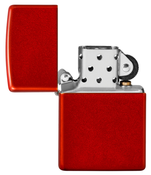 49475 Зажигалка Zippo Classic покрытие Metallic Red красная матовая Zippo.jpg