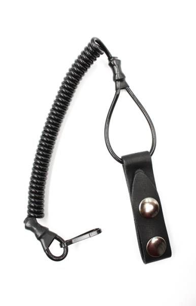 Шнур страховочный спиральный (кевлар. сердечн.) со шлёвкой чёрный Джагер /550