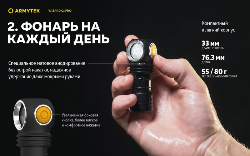 Фонарь налобный Wizard С1Pro Magnet USB White Armytek6750 (4).jpg