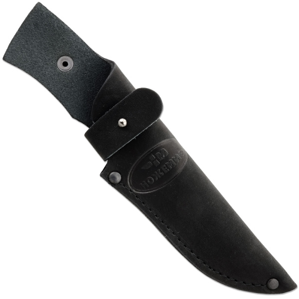 Чехол ЧДН 3(ч) кожаный для нескладного ножа чёрный190-230 мм Ножемир600.jpg