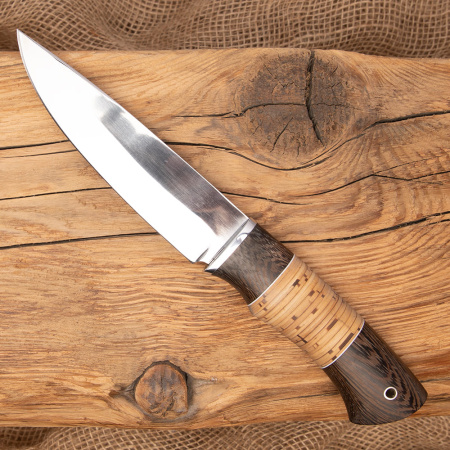 Нож охотничий Тукан 65х13 Венге береста