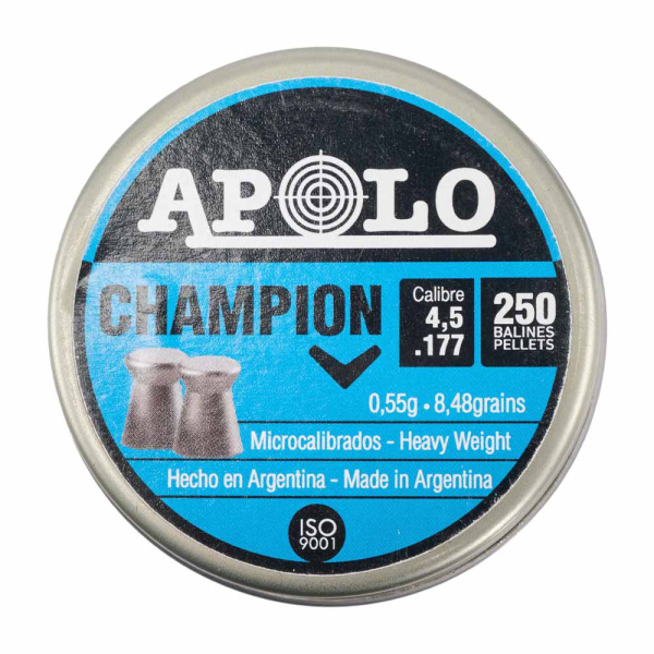 Пуля пневматическая Apolo Champion 4.5мм 0,55 гр(250 шт).jpg