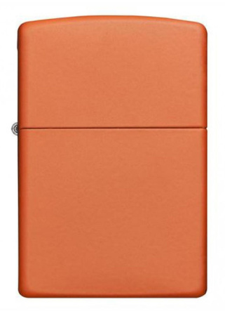 Зажигалка Zippo Classic Orange Matte оранжевая матовая 231