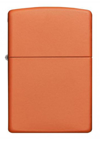 Зажигалка Zippo Classic Orange Matte оранжевая матовая 231