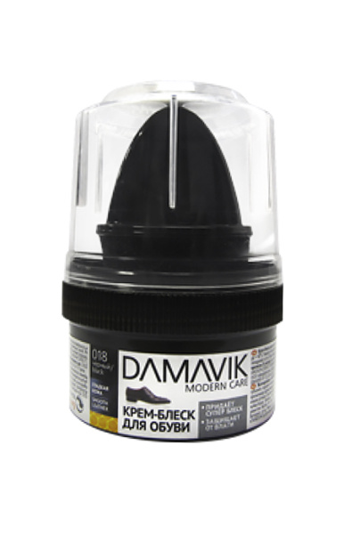 DAMAVIK Крем-блеск с губкой 50мл чёрный 100.jpg
