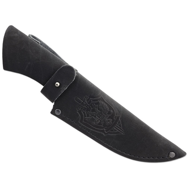 Чехол ЧДН 4(гч) кожаный для ножа чёрный Ножемир.jpg