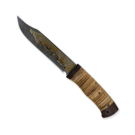 Нож охотничий Клычок(з) с позолотой Престиж Златоуст3100.jpg