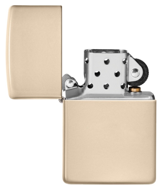 49453 Зажигалка Zippo Classic покрытие Flat Sand бежевая глянцевая Zippo (1).jpg