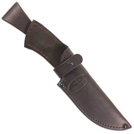 Чехол ЧДН 9п(к) кожаный для ножа коричневый 115-140мм подвес клёпка Ножемир780.jpg